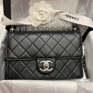 CHANEL/Luxury Sheepskin Leather Diamond Grid Single Shoulder Bag
