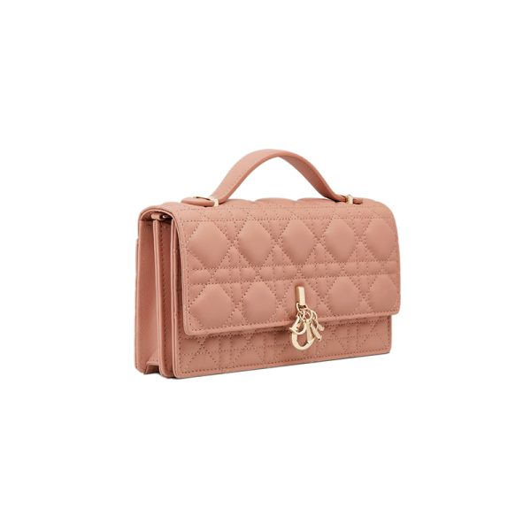 Dior/Women's Mini Rose Sheepskin Shoulder Bag S0980ONMJ_M49P - Image 2