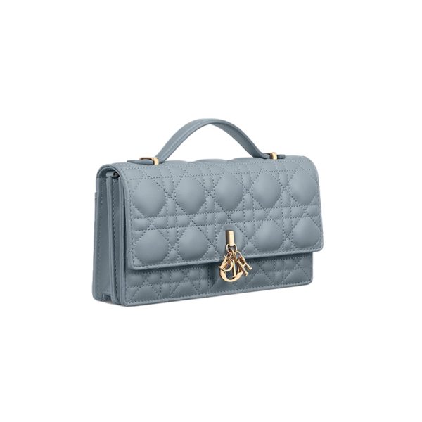 Dior/Women's Mini Cloud Blue Sheepskin Shoulder Bag S0980ONMJ_M81B - Image 2