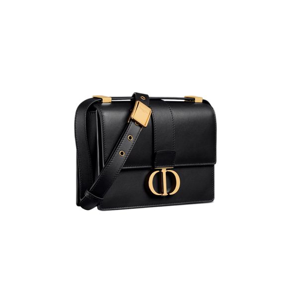 Dior/Women's Black Leather Flip Shoulder Bag M9234UHEL_M900 - Image 2