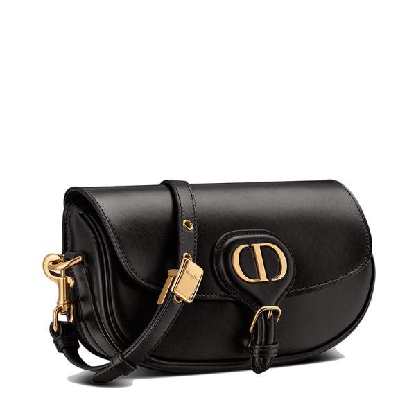 DIOR/BOBBY EAST-WEST series women's black calf leather shoulder bag M9327UMOL_M900 - Image 2