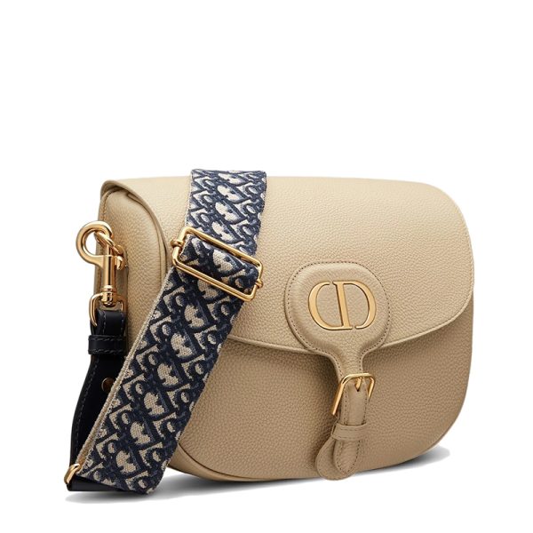 DIOR/BOBBY Series Women's Large Rope Color Grain Leather Shoulder Bag M9320UBBY_M925 - Image 2