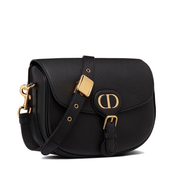 DIOR/BOBBY Series Women's Medium Black Shoulder Bag M9319UBBN_M900 - Image 2