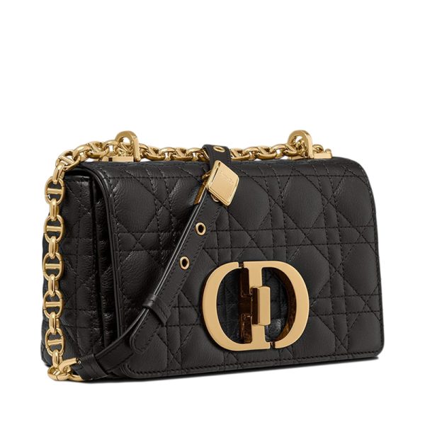 DIOR/Women's Small Black Leather Shoulder Bag M9241UWHC_M900 - Image 2