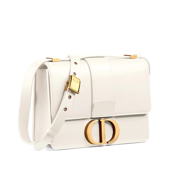DIOR/Classic MONTAIGNE Series Women's Milk White Shoulder Bag M9203UMOS_M941 - Image 2