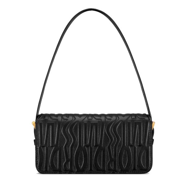 DIOR/Women's Black Quilted Calfskin Shoulder Bag M2610UBOS_M900 - Image 2