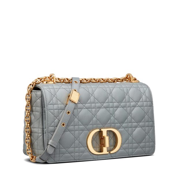Dior 20 CARO series women's gray calf leather shoulder crossbody bagM9242UWHC_M41G - Image 2