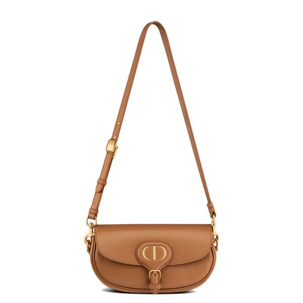 DIOR/BOBBY EAST-WEST series women's amber colored calf leather shoulder bag M9327UMOL_M43U - Image 3