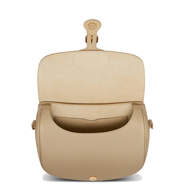 DIOR/BOBBY Series Women's Large Rope Color Grain Leather Shoulder Bag M9320UBBY_M925 - Image 3