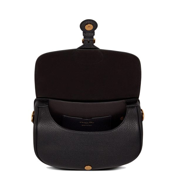 DIOR/BOBBY Series Women's Medium Black Shoulder Bag M9319UBBN_M900 - Image 3