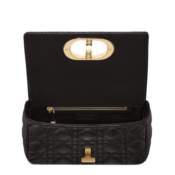 DIOR/Women's Small Black Leather Shoulder Bag M9241UWHC_M900 - Image 3