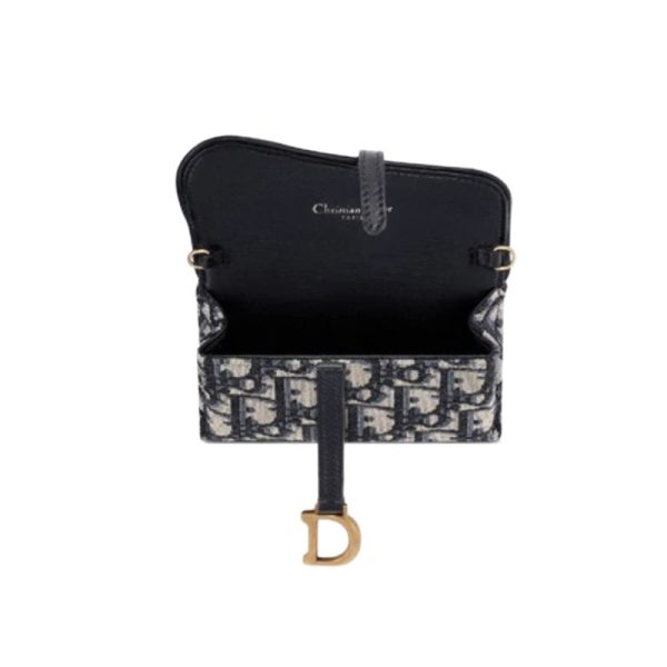 DIOR/Blue Saddle Women's Shoulder Bag S5654CTZQ_M928 - Image 3