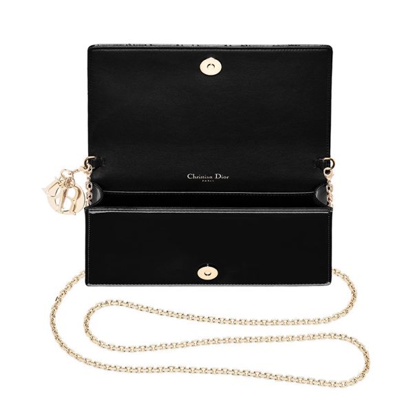 DIOR/Women's calf leather chain handbag shoulder bag S0204OVRB_M900 - Image 3