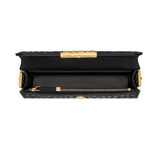 DIOR/Women's Black Quilted Calfskin Shoulder Bag M2610UBOS_M900 - Image 3
