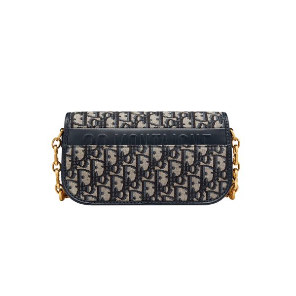 DIOR women's blue canvas crossbody bag M9260UTZR_M928 - Image 3