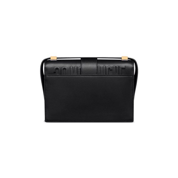 Dior/Women's Black Leather Flip Shoulder Bag M9234UHEL_M900 - Image 4
