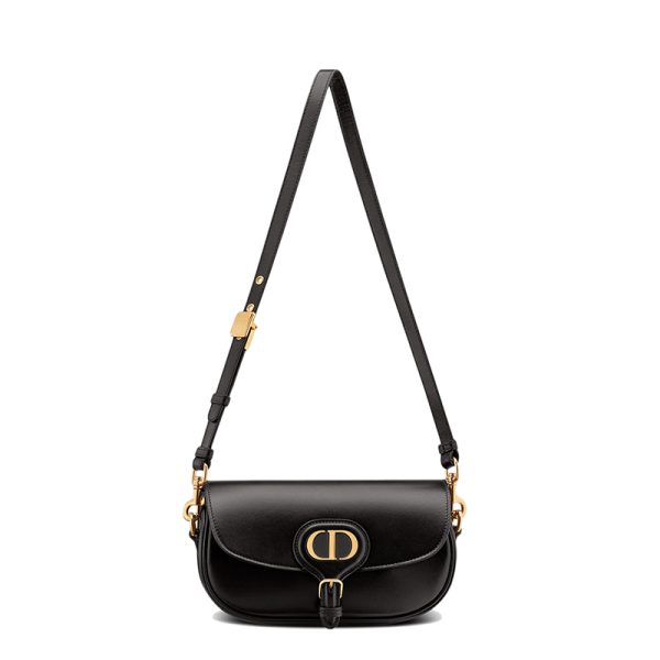 DIOR/BOBBY EAST-WEST series women's black calf leather shoulder bag M9327UMOL_M900 - Image 4