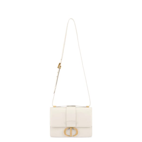 DIOR/Classic MONTAIGNE Series Women's Milk White Shoulder Bag M9203UMOS_M941 - Image 4