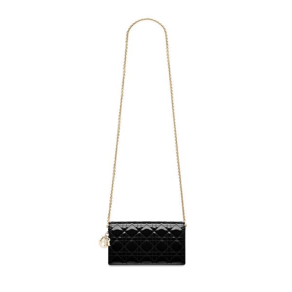 DIOR/Women's calf leather chain handbag shoulder bag S0204OVRB_M900 - Image 4