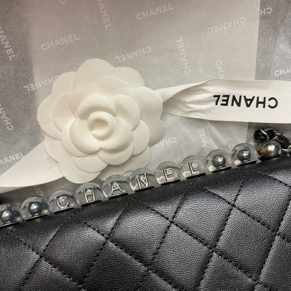 CHANEL/Luxury Sheepskin Leather Diamond Grid Single Shoulder Bag - Image 3