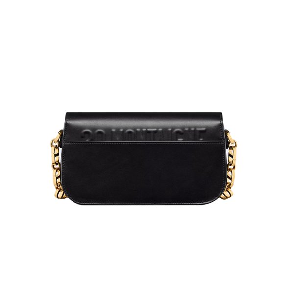 DIOR/Women's black calf leather crossbody bag M9260UMOA_M900 - Image 5