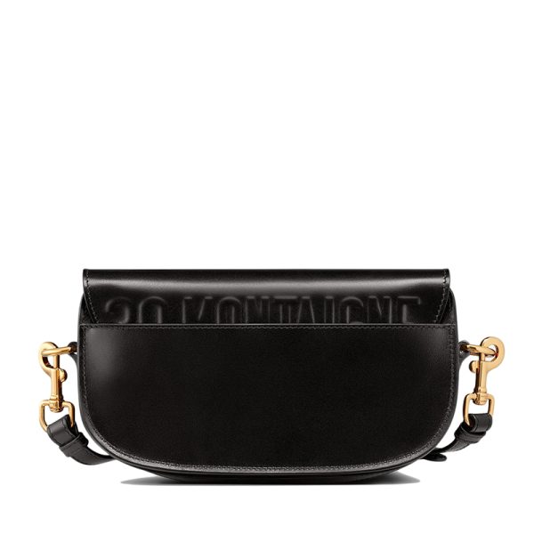 DIOR/BOBBY EAST-WEST series women's black calf leather shoulder bag M9327UMOL_M900 - Image 5