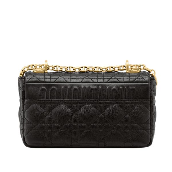 DIOR/Women's Small Black Leather Shoulder Bag M9241UWHC_M900 - Image 5