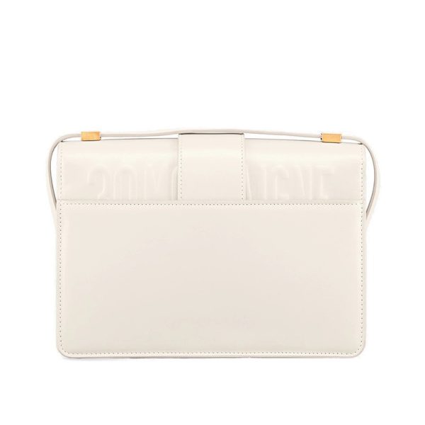 DIOR/Classic MONTAIGNE Series Women's Milk White Shoulder Bag M9203UMOS_M941 - Image 5