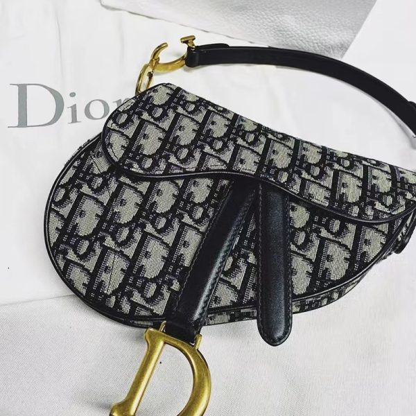 DIOR women's printed saddle bag SADDLE pocket handbag - Image 5