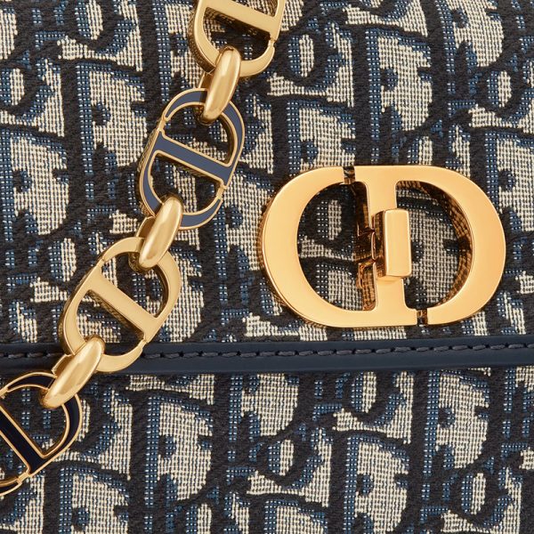 DIOR women's blue canvas crossbody bag M9260UTZR_M928 - Image 7