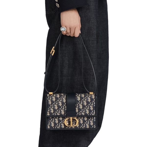 DIOR/Women's Blue Canvas Detachable Crossbody Bag M9234UTZQ_M928 - Image 6