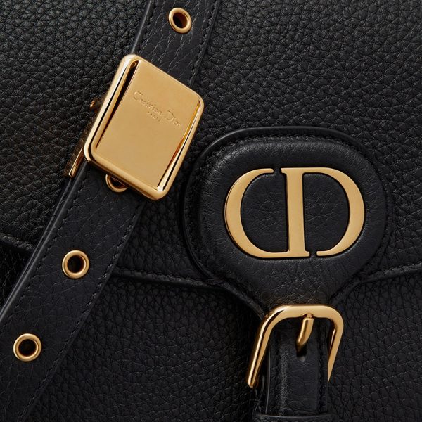 DIOR/BOBBY Series Women's Medium Black Shoulder Bag M9319UBBN_M900 - Image 6