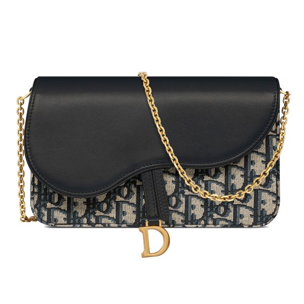 Dior 24 new women's dark blue crossbody bag S5907CNKO_M928 - Image 3