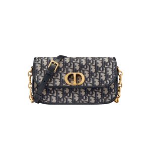 DIOR women's blue canvas crossbody bag M9260UTZR_M928