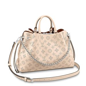 LV cow leather engraved perforated single shoulder diagonal cross bag