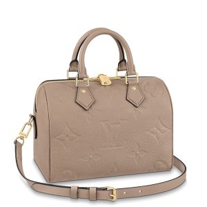 LV pigeon grey embossed grain cowhide single shoulder crossbody handbag