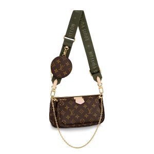 LV vintage canvas shoulder bag