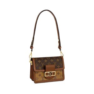 LV Daphne mini color blocked retro single shoulder crossbody bag
