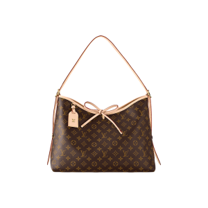 LV Medium Old Flower Interwoven Letter Canvas Shoulder Bag