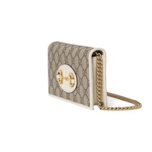 GUCCI white crossbody bag