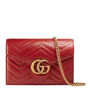 GUCCI red crossbody bag