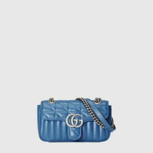 GUCCI blue crossbody bag