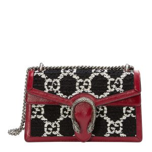 GUCCI deep red crossbody bag