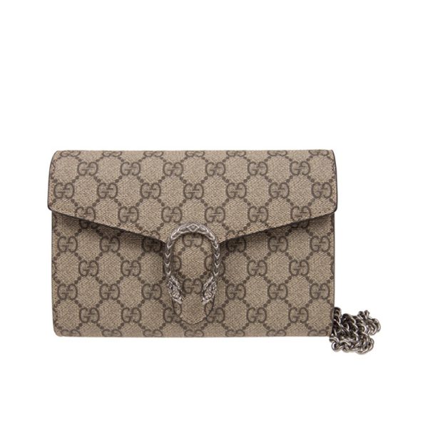 Gucci canvas wine god woc chain crossbody bag