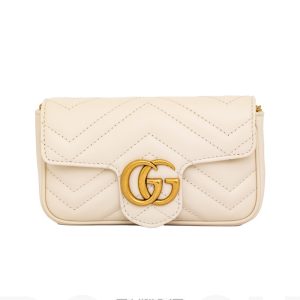 Gucci Mini Quilted Leather Handbag, Shoulder Cross Bag