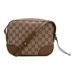 Gucci vintage logo canvas patchwork camera shoulder bag