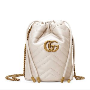 Gucci Mini Leather Bucket Bag