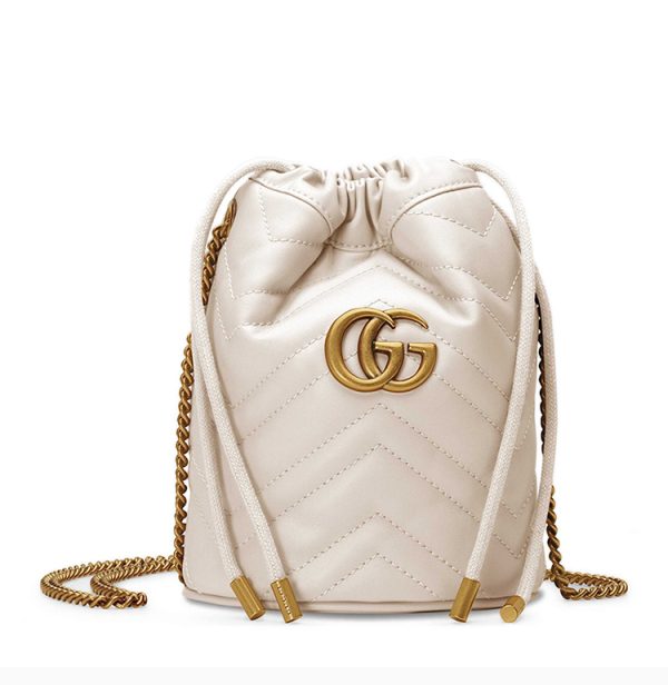 Gucci Mini Leather Bucket Bag
