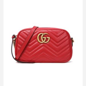 Gucci small cowhide classic double G chain bag