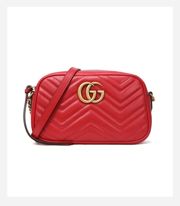 Gucci small cowhide classic double G chain bag